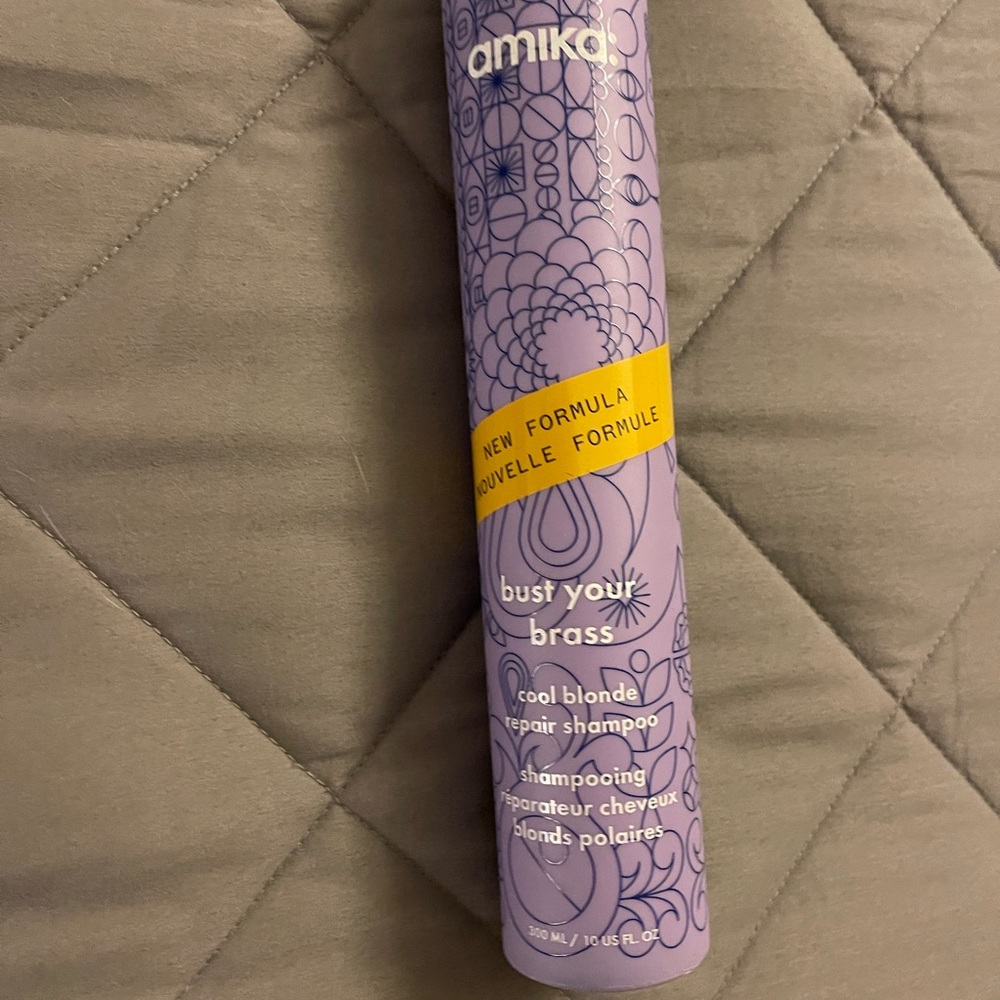 Amika Bust Your Brass purple repair shampoo